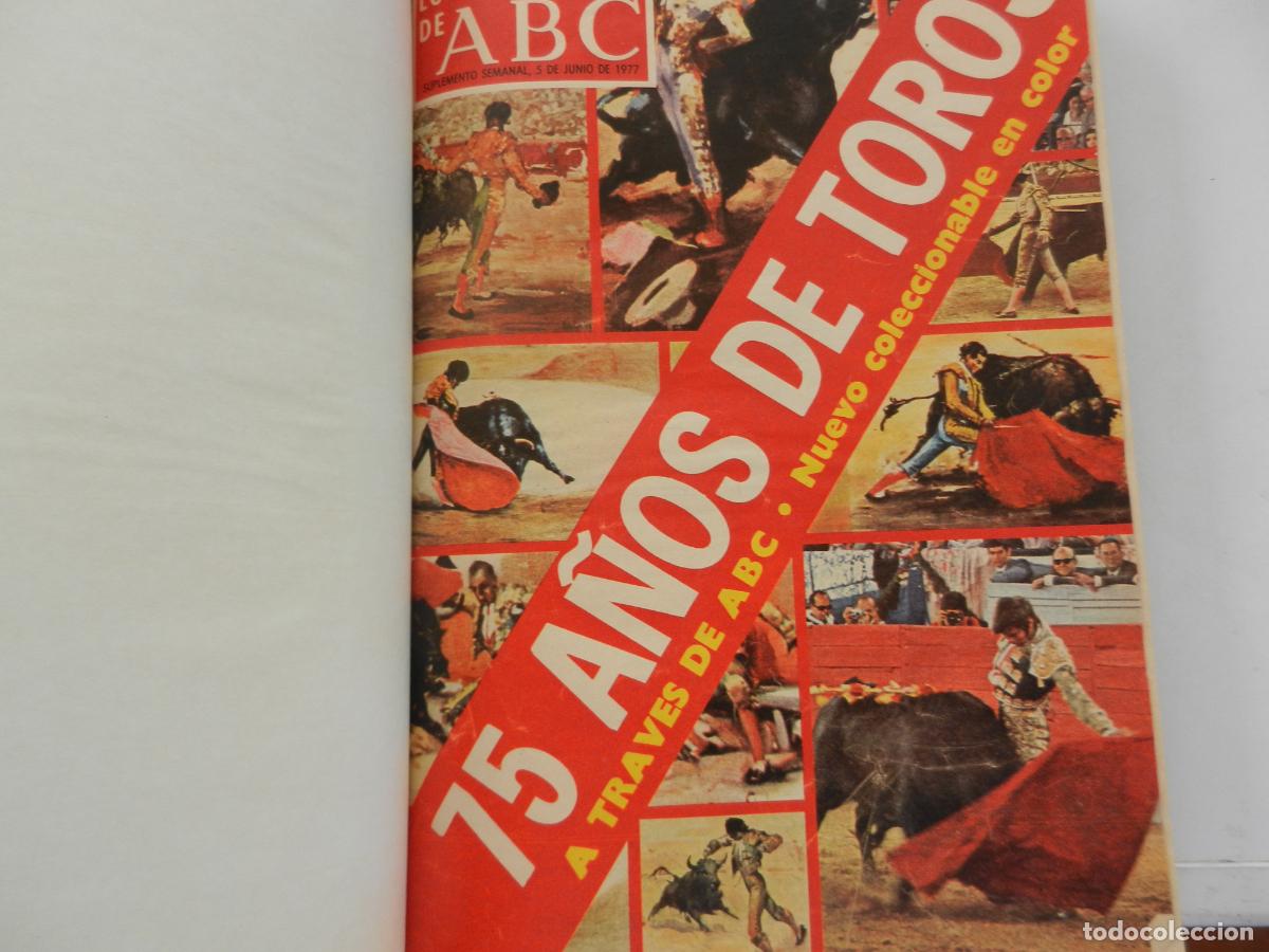 Coleccionismo de Los Domingos de ABC: LOS DOMINGOS DE ABC 75 A&Ntilde;OS DE TOROS EJEMPLA ENCUADERNADO CON OTROS