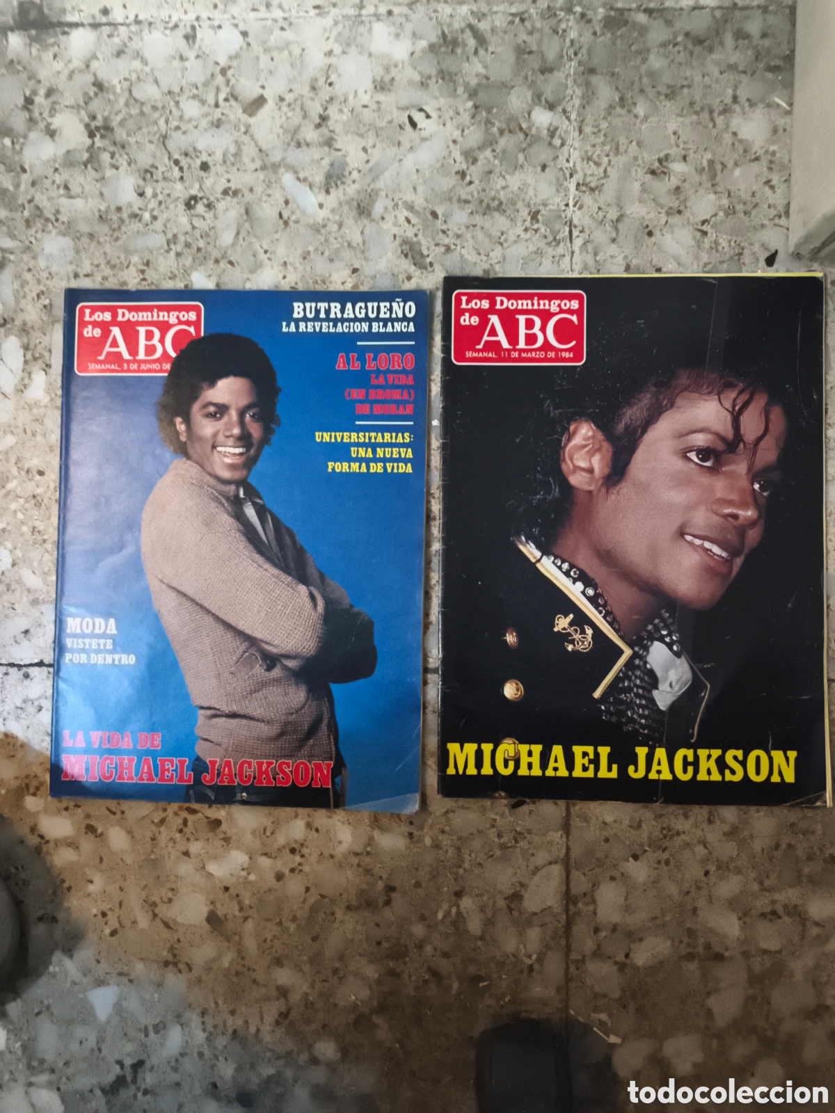 Coleccionismo de Los Domingos de ABC: Antiguas revistas los domingos de ABC portadas Michael Jackson