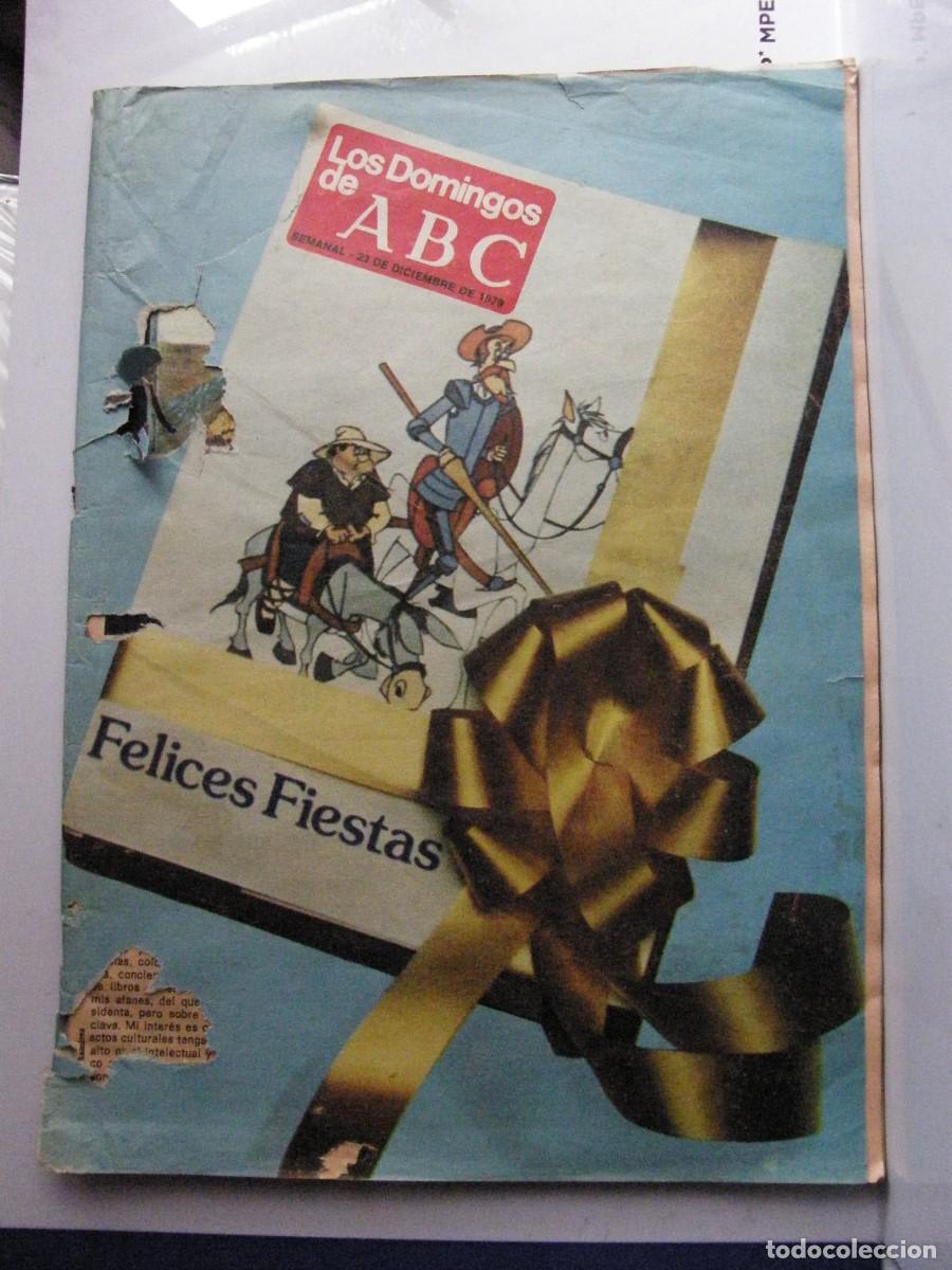 Colecionismo de Los Domingos de ABC: Los Domingos de ABC 23 de diciembre de 1979 - Homenaje Don Quijote y Sancho TV