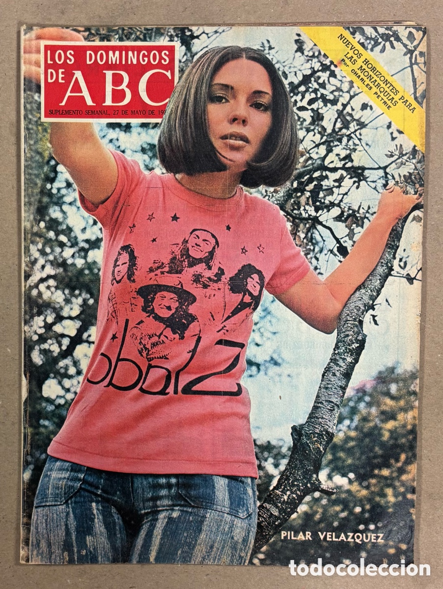 Coleccionismo de Los Domingos de ABC: LOS DOMINGOS DE ABC (1971). PILAR VEL&Aacute;ZQUEZ, FEDERICO FELLINI, VICENTE CALDER&Oacute;N, MARSILLACH,