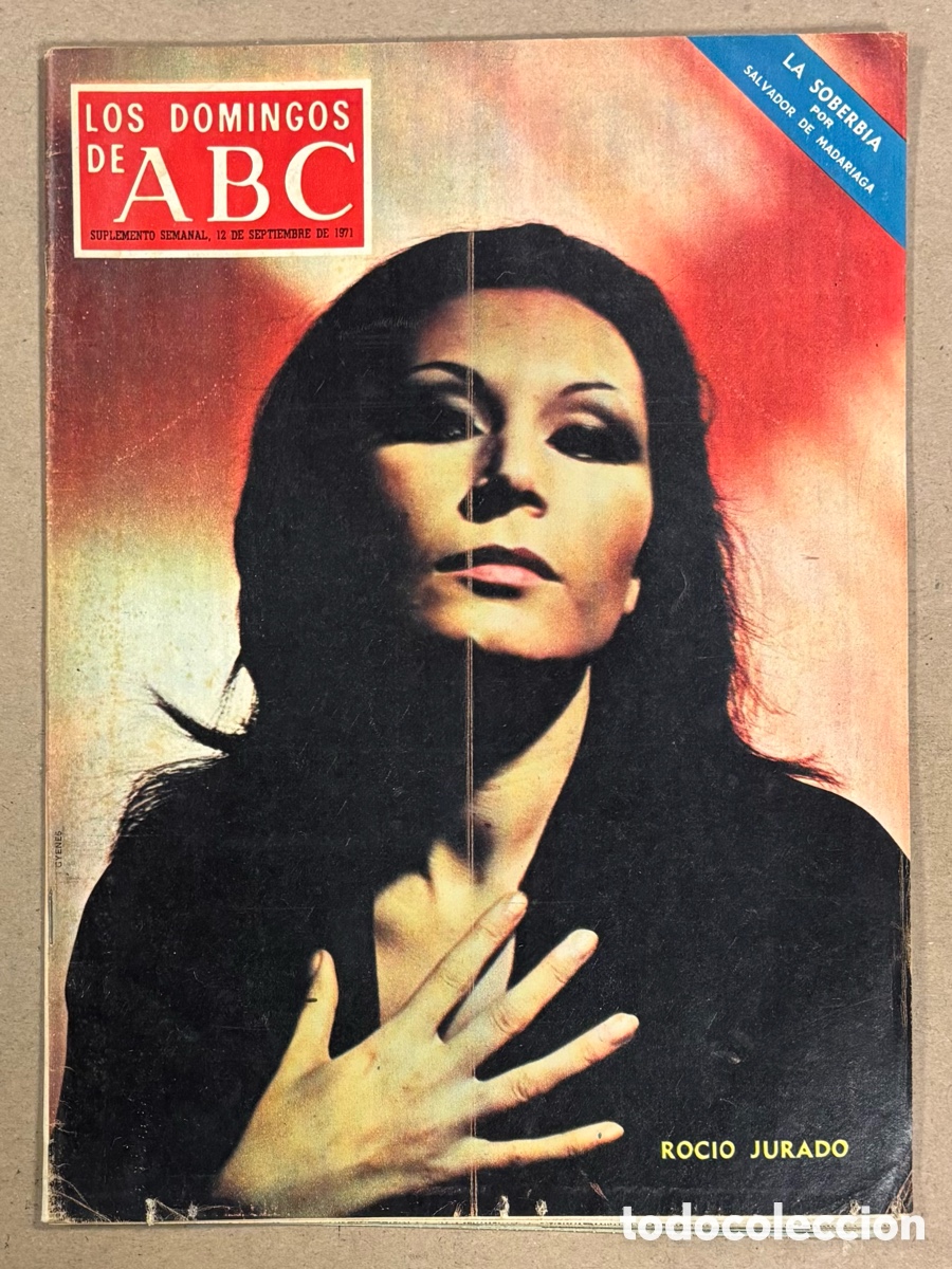 Coleccionismo de Los Domingos de ABC: LOS DOMINGOS DE ABC (1971). ROC&Iacute;O JURADO, LAURA VALENZUELA, ANTONIO GADES, INGMAR BERGMAN,.:.