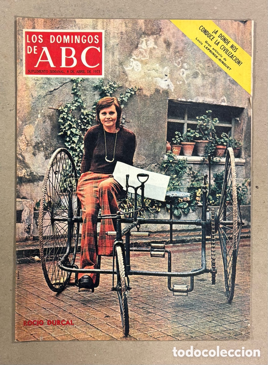 Coleccionismo de Los Domingos de ABC: LOS DOMINGOS DE ABC (1973). ROC&Iacute;O D&Uacute;RCAL, JOS&Eacute; &Aacute;NGEL IRIBAR ATHLETIC BILBAO,&hellip;