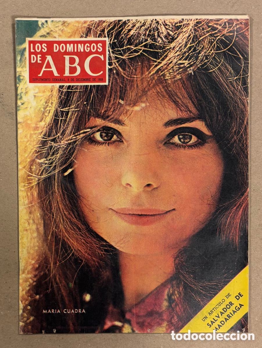 Coleccionismo de Los Domingos de ABC: LOS DOMINGOS DE ABC (1968). MAR&Iacute;A CUADRA, HISTORIA DEL SEVILLA FC, PABLO SERRANO,&hellip;.