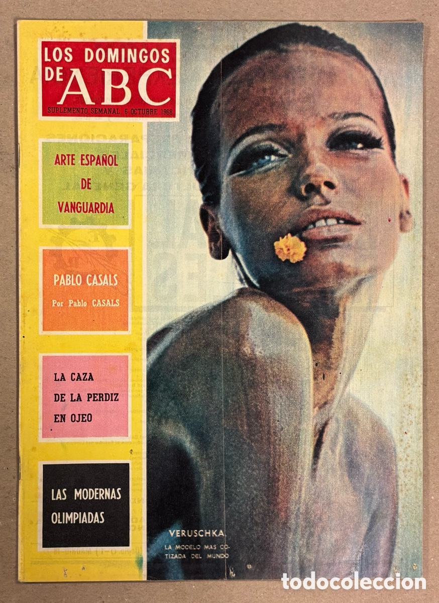 Coleccionismo de Los Domingos de ABC: LOS DOMINGOS DE ABC (1968). VERUSCHKA, PABLO CASALS, ARTE DE VANGUARDIA EN ESPA&Ntilde;A,&hellip;