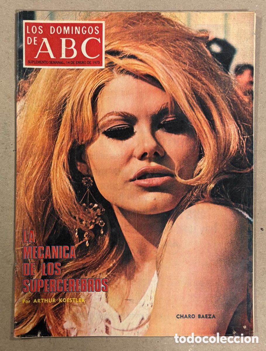 Coleccionismo de Los Domingos de ABC: LOS DOMINGOS DE ABC (1973). CHARO BAEZA, MANUEL VEL&Aacute;ZQUEZ REAL MADRID,&hellip;