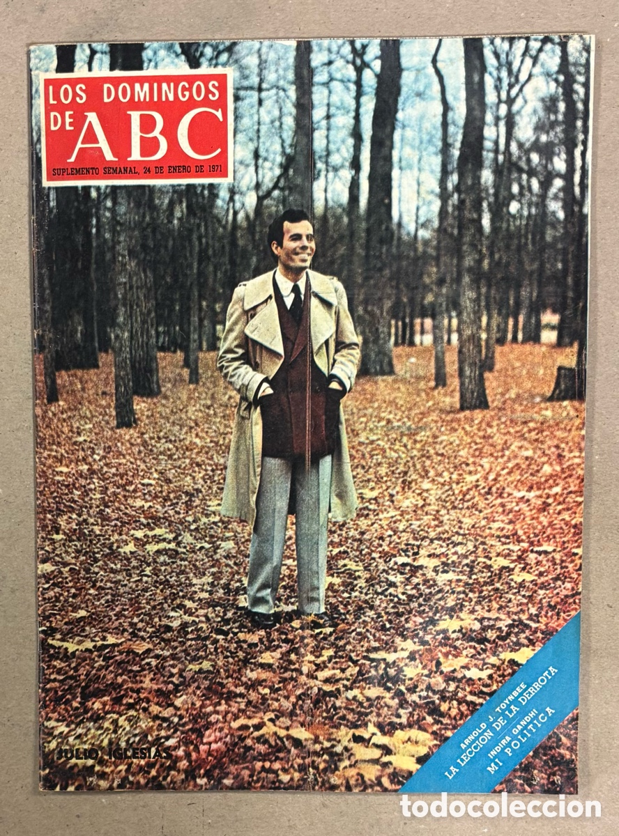 Coleccionismo de Los Domingos de ABC: LOS DOMINGOS DE ABC (1971). JULIO IGLESIAS, MARI CARMEN YEPES,&hellip;