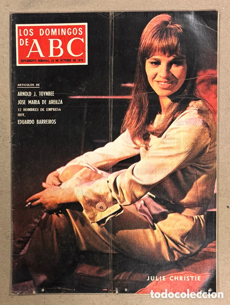 Coleccionismo de Los Domingos de ABC: LOS DOMINGOS DE ABC (1972). JULIE CHRISTIE, EDUARDO BARREIROS,&hellip; VER SUMARIO EN FOTOS
