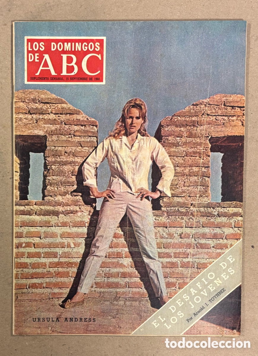 Coleccionismo de Los Domingos de ABC: LOS DOMINGOS DE ABC (1968). URSULA ANDRESS, ESPECIAL CAMPEONATO DE LIGA ESPA&Ntilde;A,&hellip;