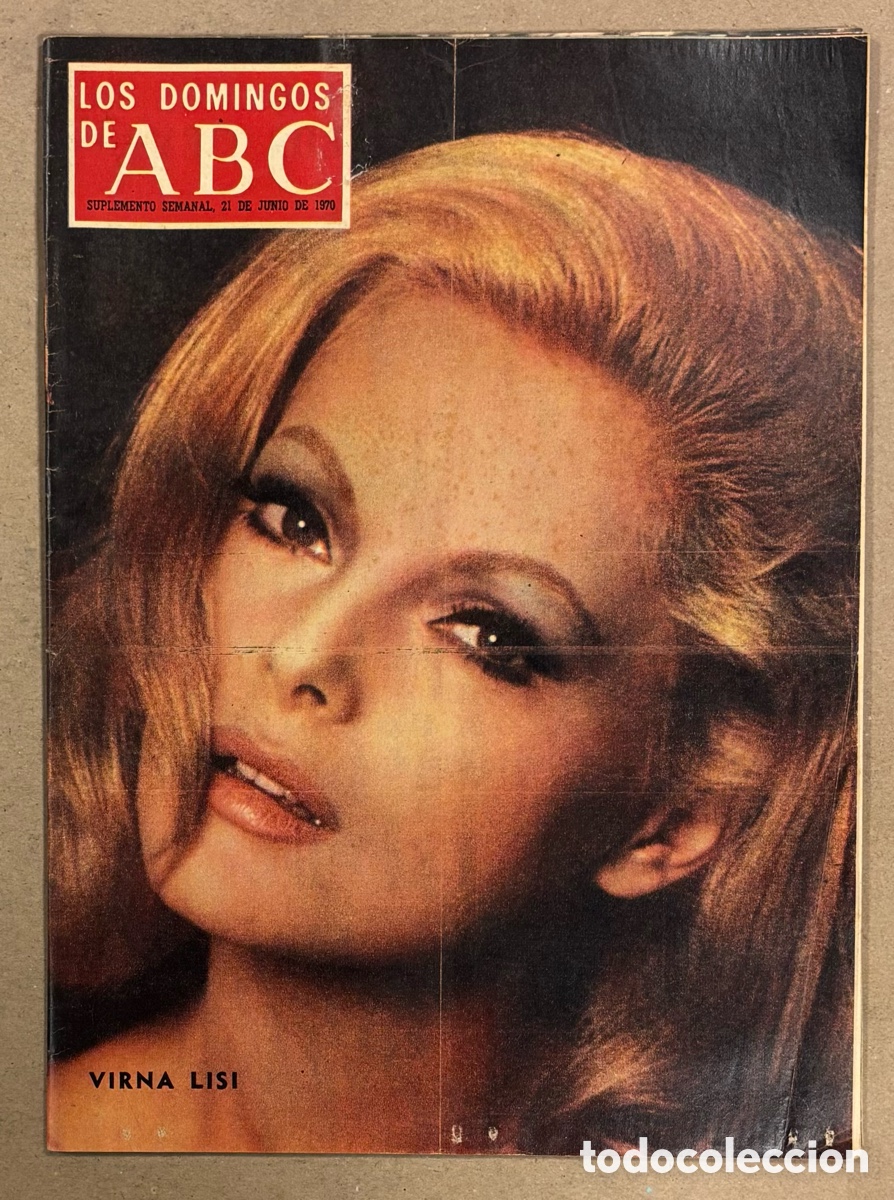 Coleccionismo de Los Domingos de ABC: LOS DOMINGOS DE ABC (1970). VIRNA LISI, PACO CAMINO, CASABATE, SEBASTI&Aacute;N MIRANDA,