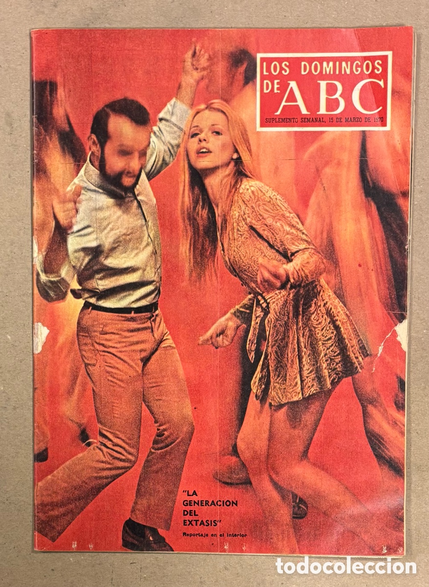 Coleccionismo de Los Domingos de ABC: LOS DOMINGOS DE ABC (1970). LA GENERACI&Oacute;N DEL &Eacute;XTASIS, JUAN Y JUNIOR, ROC&Iacute;O D&Uacute;RCAL,..