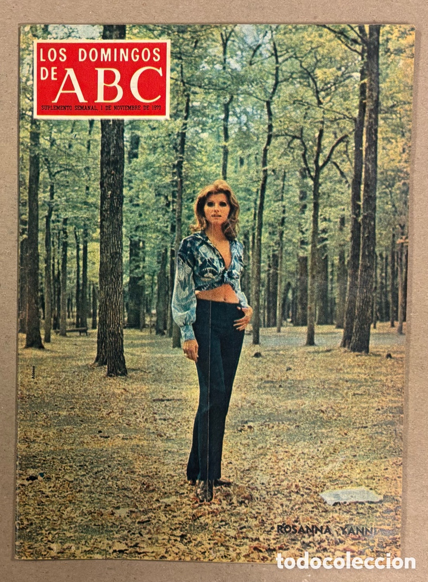 Coleccionismo de Los Domingos de ABC: LOS DOMINGOS DE ABC (1970). ROSANNA YANNI,&hellip; VER SUMARIO EN FOTOGRAF&Iacute;AS.