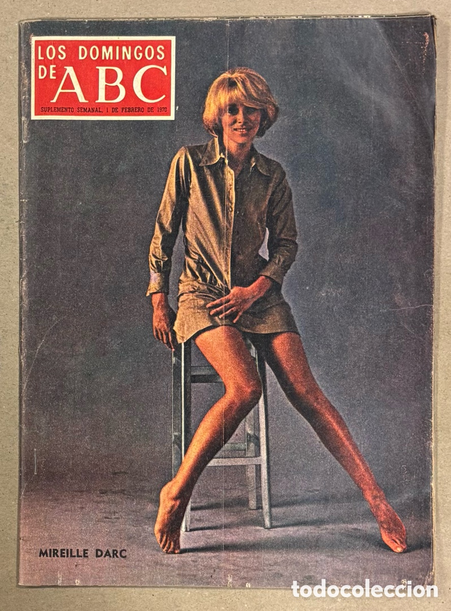 Coleccionismo de Los Domingos de ABC: LOS DOMINGOS DE ABC (1970). MIREILLE DARC, CONCHITA MONTES, YVONNE BASTIEN,&hellip;