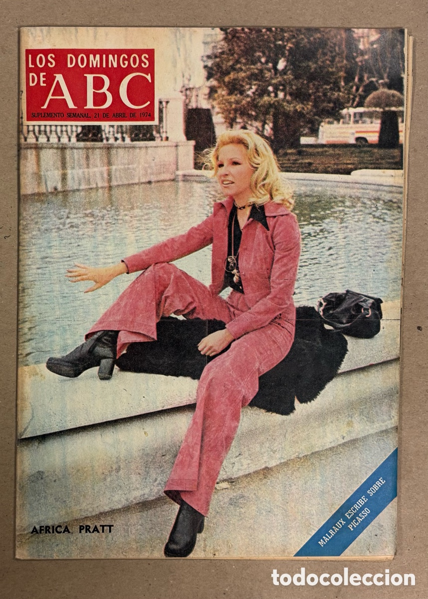 Coleccionismo de Los Domingos de ABC: LOS DOMINGOS DE ABC (1974). AFRICA PRATT, PICASSO, NICANOR VILLALTA,&hellip;
