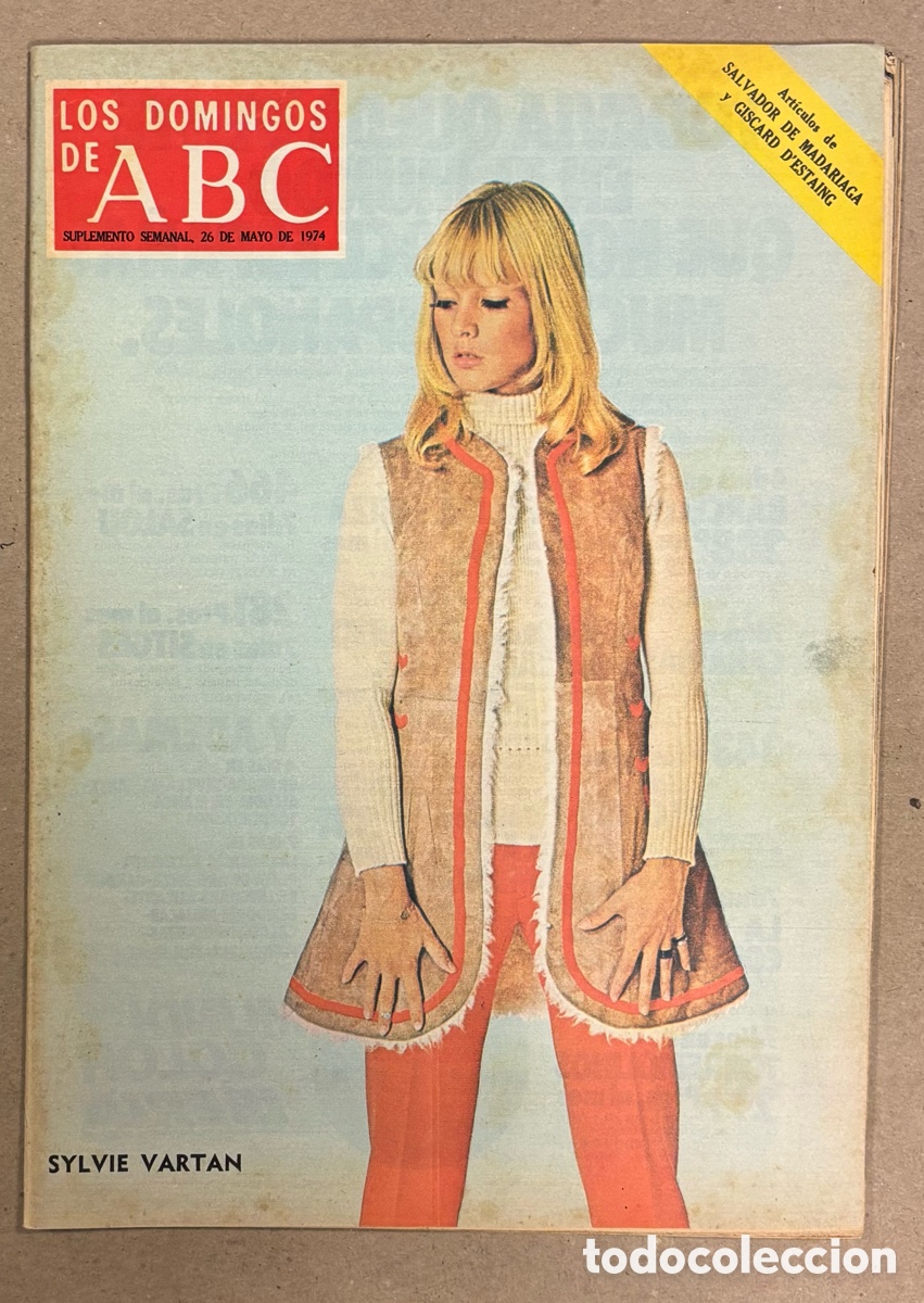 Coleccionismo de Los Domingos de ABC: LOS DOMINGOS DE ABC (1974). SYLVIE BARTAN, PEPE LUIS V&Aacute;ZQUEZ,&hellip;