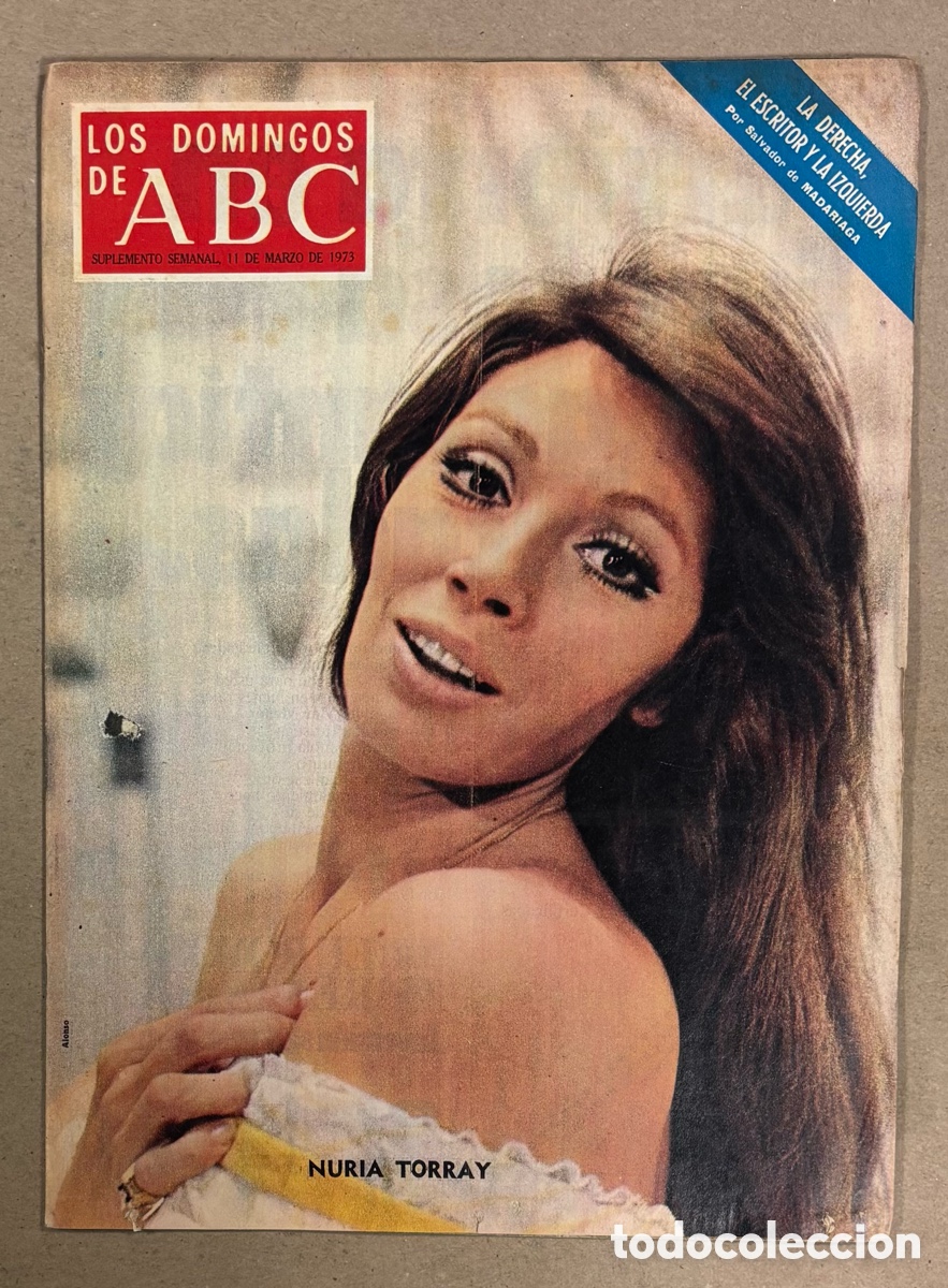 Coleccionismo de Los Domingos de ABC: LOS DOMINGOS DE ABC (1973). NURIA TORRAY, AMANCIO AMARO,,&hellip; VER SUMARIO EN FOTOGRAF&Iacute;AS.
