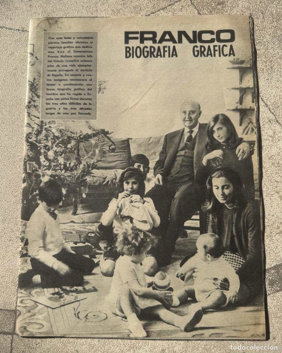 Coleccionismo de Los Domingos de ABC: FRANCO BIOGRAFIA GRAFICA Y FAMILIAR- DE A B C DIFICIL DE ENCONTRAR