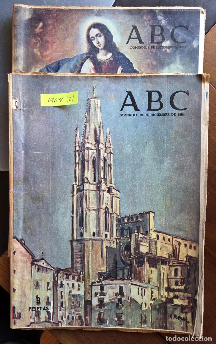 Coleccionismo de Los Domingos de ABC: Lote 26 Revistas Peri&oacute;dicos ABC Dominicales A&ntilde;os 60