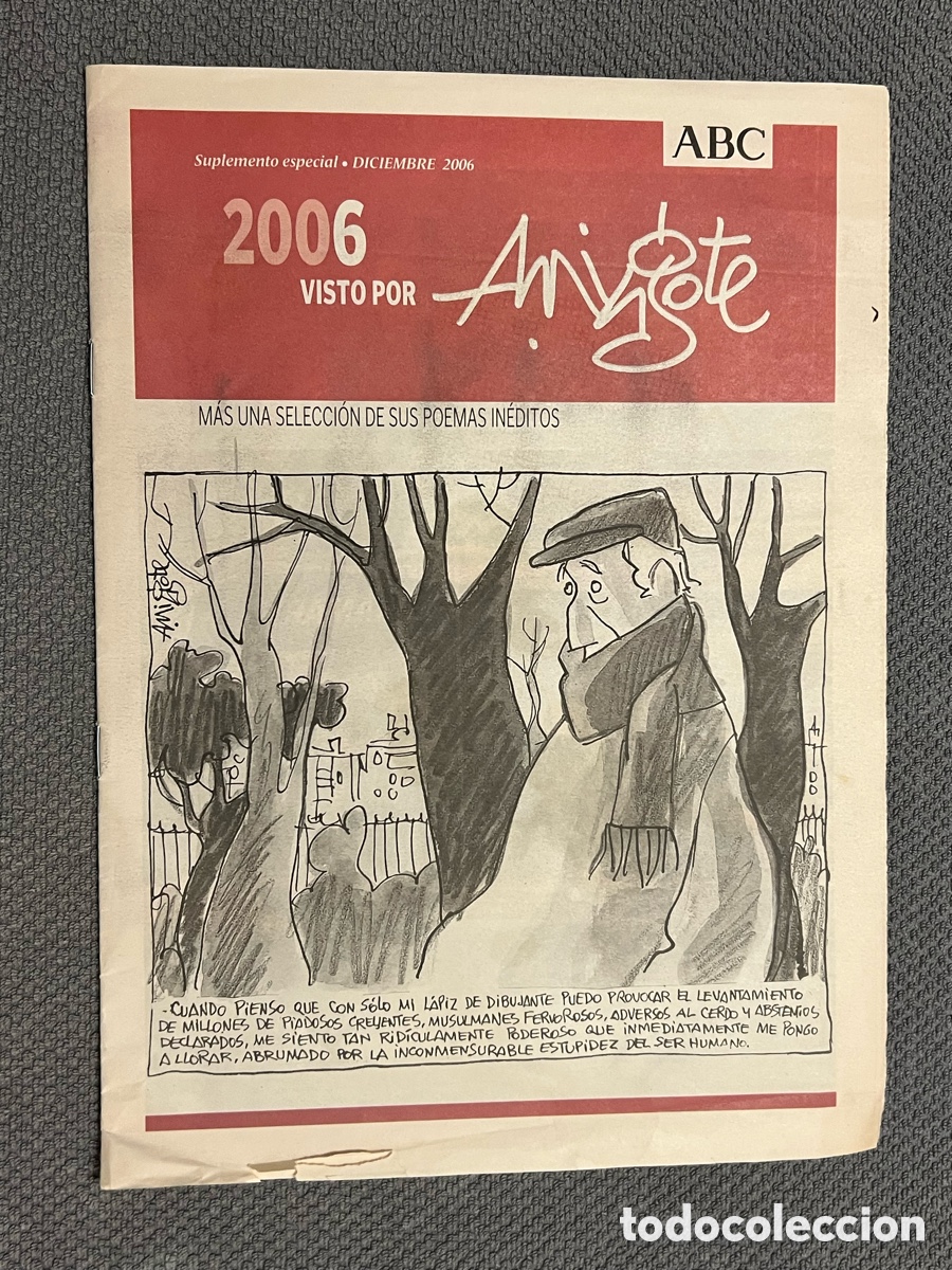 Collezionismo di Los Domingos de ABC: ABC. 2006 visto por Mingote. Suplemento especial ABC, Diciembre 2006.