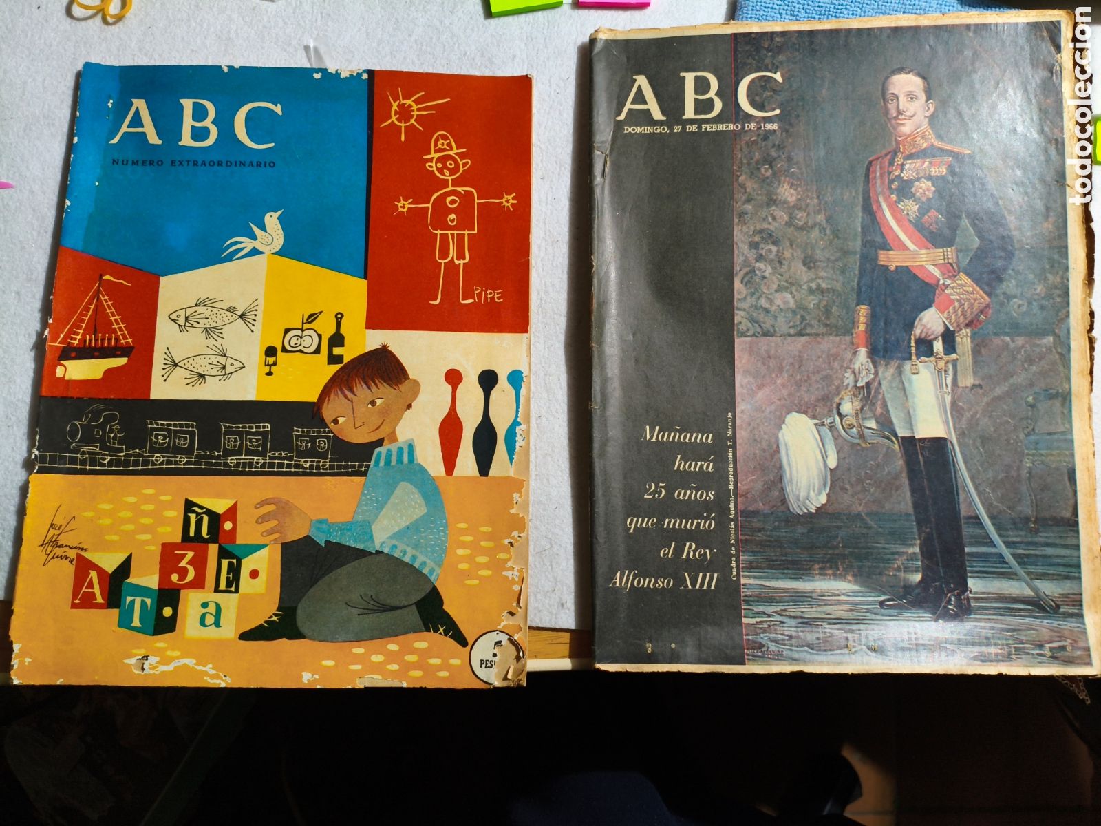 Coleccionismo de Los Domingos de ABC: Lote de 2 revistas antiguas ABC (N&uacute;mero Extraordinario y 1966)