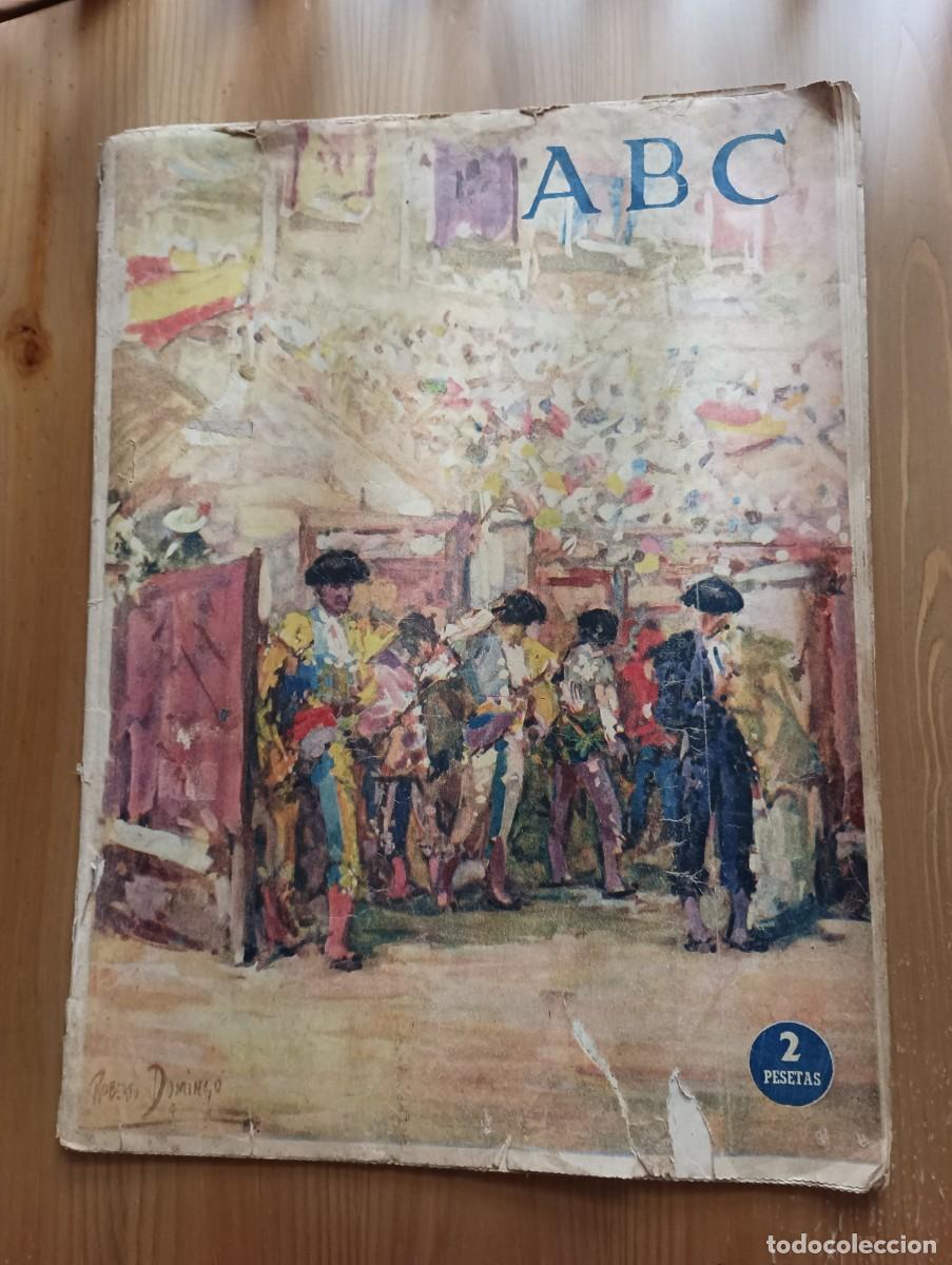 Coleccionismo de Los Domingos de ABC: ABC (sin fecha) DEDICADO A LOS TOROS - MANOLETE, BELMONTE, ETC - PUBLICIDAD LAMBRETTA