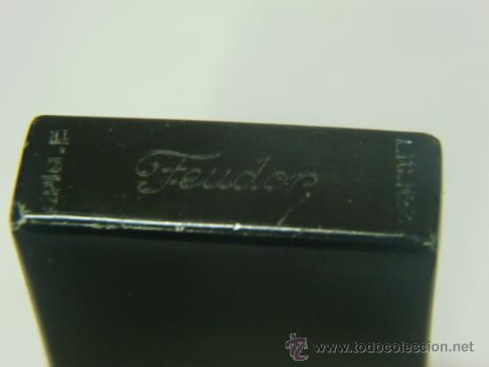 Mecheros: Mechero Feudo negro, plano - Foto 2