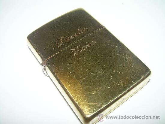 Mecheros: AUTENTICO ZIPPO DE LATON........PACIFIC WAVE - Foto 2