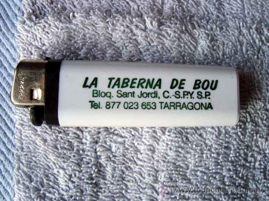 Mecheros: Mechero - la taberna de Bou - Tarragona - Foto 1