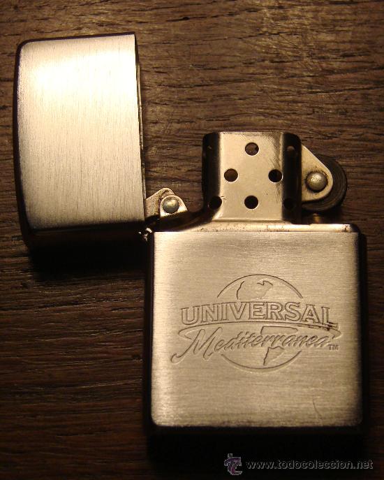 zippo de publicidad universal mediterranea de a - Acquista Accendini  antichi e di collezione su todocoleccion