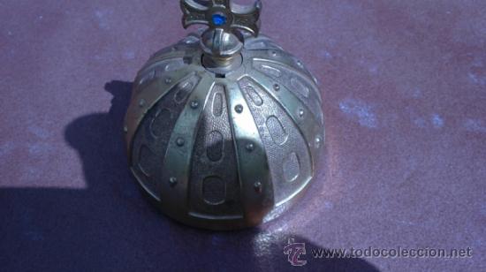 Mecheros: ANTIGUO MECHERO EN FORMA DE CUPULA CON CRUZ - Foto 2