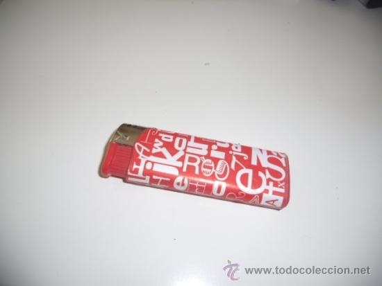 Mecheros: MECHERO DE LETRAS ROJO Y BLANCO - Foto 1