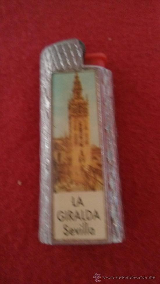 Mecheros: FUNDA DE MECHERO LA GIRALDA DE SEVILLA - Foto 1