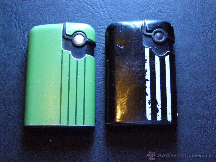 Mecheros: Lote 2 peqiue&ntilde;os mecheros recargables. - Foto 1