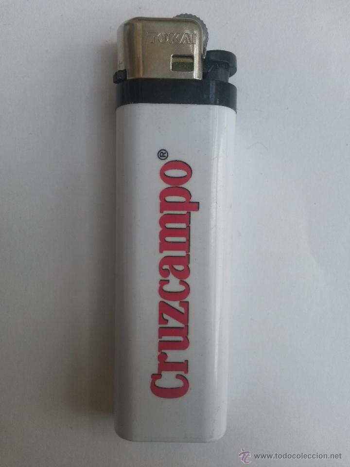 Mecheros: Encendedor publicidad cruzcampo, funciona