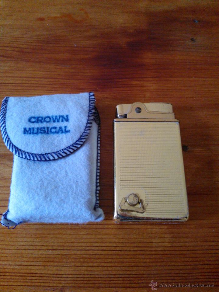 Mecheros: MECHERO MUSICAL CROWN 1958 - Foto 1