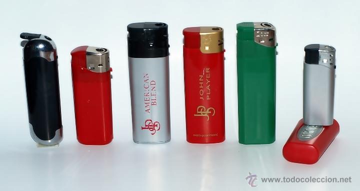 Mecheros: 6 Encendedores de marca de tabaco electronicos. - Foto 2