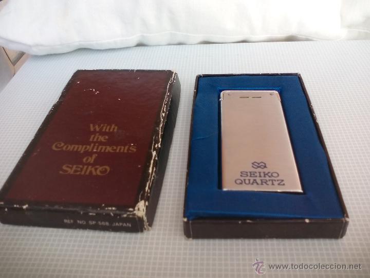 mechero o encendedor seiko quartz card lighter. Buy Antique and