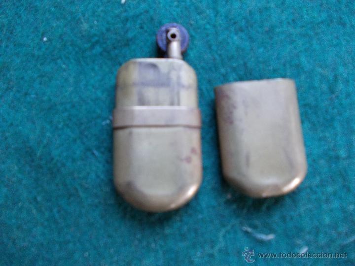 Mecheros: Mechero antiguo de lat&oacute;n - Foto 1