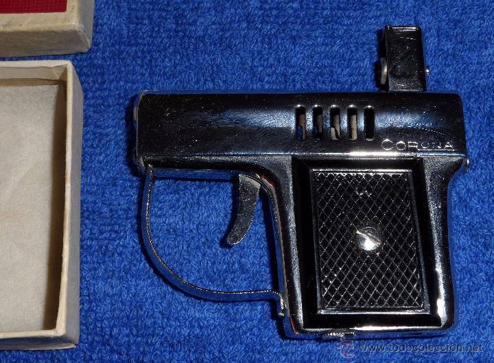 Accendino Lighter Pistola Gun Corona Vintage