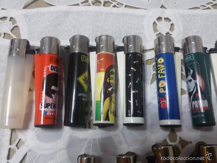 Mecheros: 14 MECHEROS CLIPPER NO REGULABLES - Foto 3