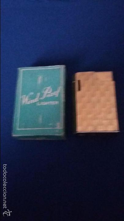 Mecheros: MECHERO / ENCENDEDOR WIND PROOF LIGHTER EN DORADO - Foto 2