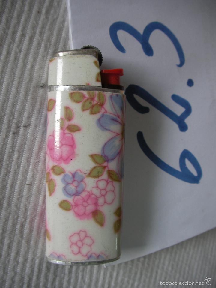 Feuerzeuge: ANTIGUO MECHERO PINTADO A MANO - ENVIO GRATIS A ESPA&Ntilde;A