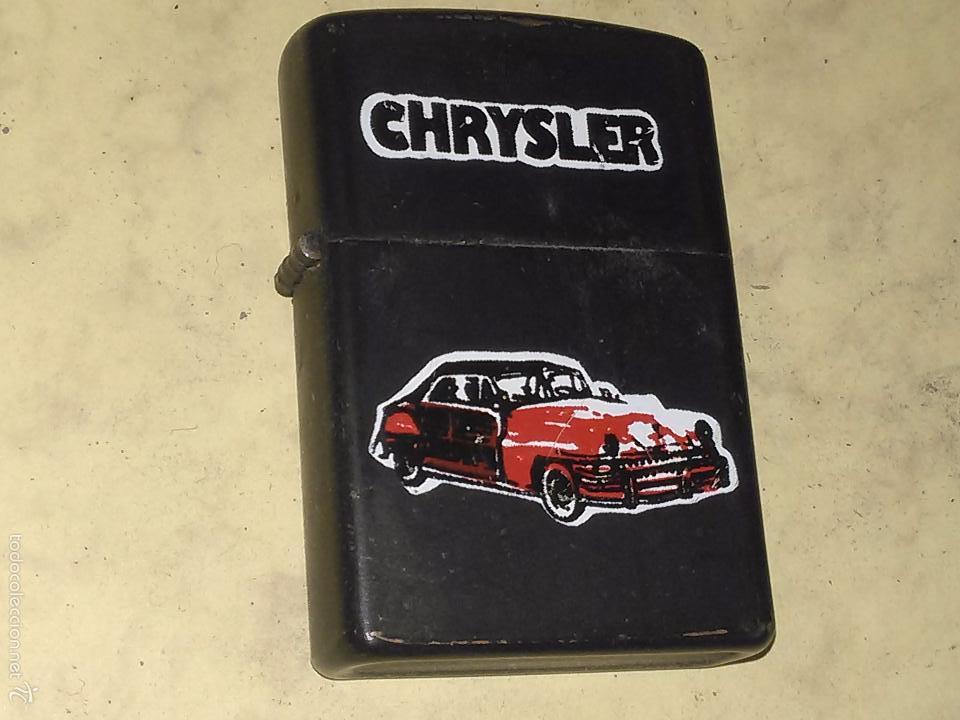 Mecheros: MECHERO TIPO ZIPPO CON PUBLICIDAD DE CHRYSLER