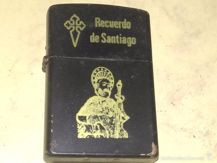Mecheros: MECHERO TIPO ZIPPO - Z 16 - RECUERDO DE SANTIAGO