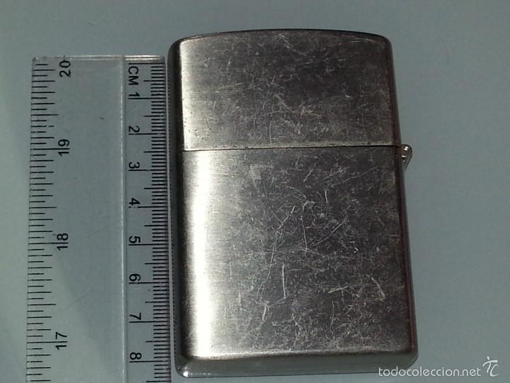 Mecheros: ANTIGUO MECHERO ENCENDEDOR TIPO ZIPPO MUY GRANDE DE SOBREMESA , DE GASOLINA