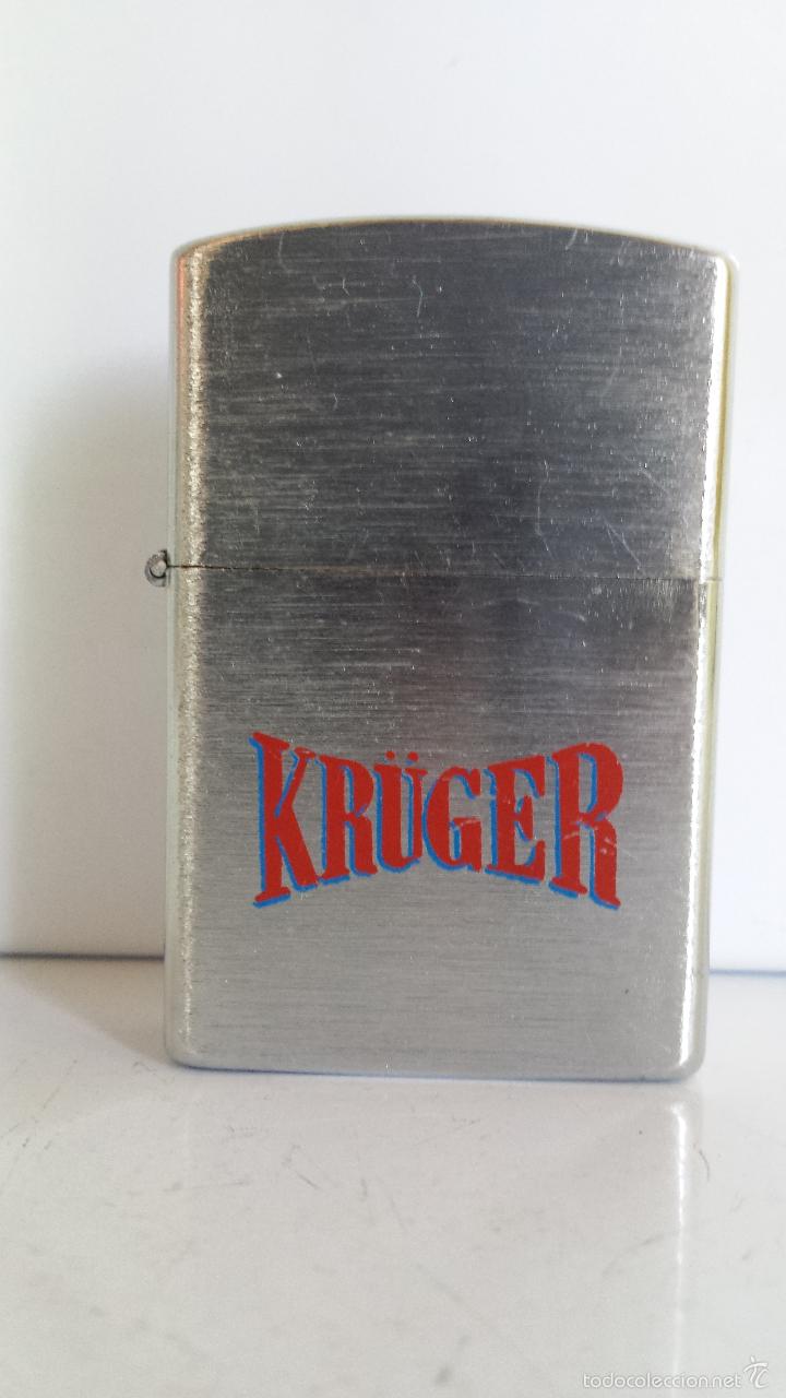 Mecheros: MECHERO TIPO ZIPPO PUBLICIDAD CIGARRILLOS KR&Uuml;GER