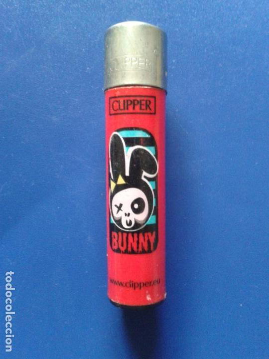 Mecheros: MECHERO ENCENDEDOR CLIPPER ROJO , BUNNY CONEJO