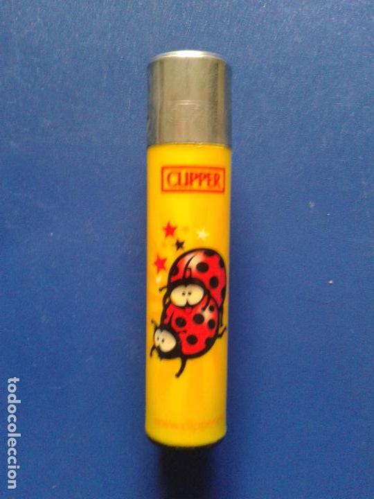 Mecheros: MECHERO ENCENDEDOR CLIPPER AMARILLO , MARIQUITAS