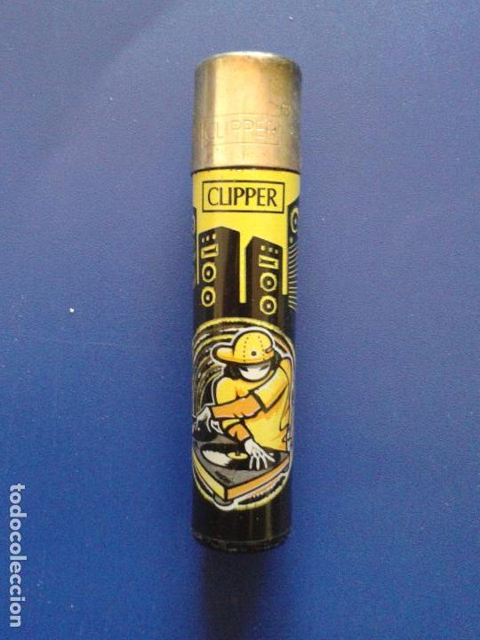 Mecheros: MECHERO ENCENDEDOR CLIPPER NEGRO , SCRATCHING