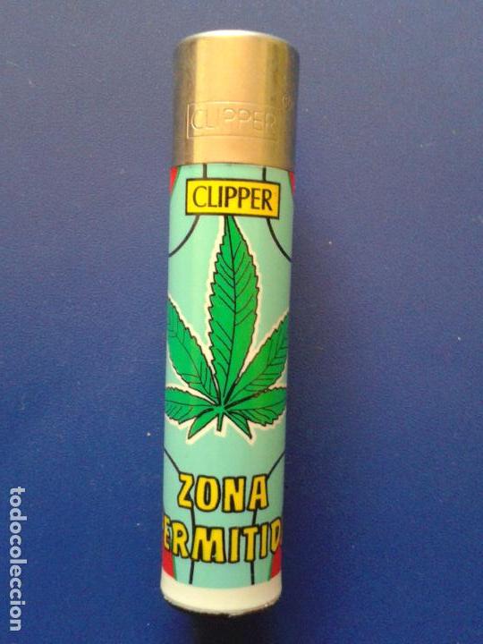 Mecheros: MECHERO ENCENDEDOR CLIPPER BLANCO MARIHUANA MARIGUANA , ZONA PERMITIDA