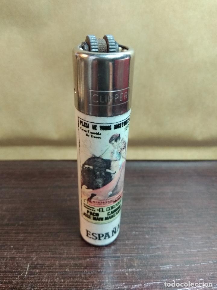 Mecheros: MECHERO CLIPPER ESPA&Ntilde;A CON IMAGEN TAURINA CARTEL EL CORDOBES